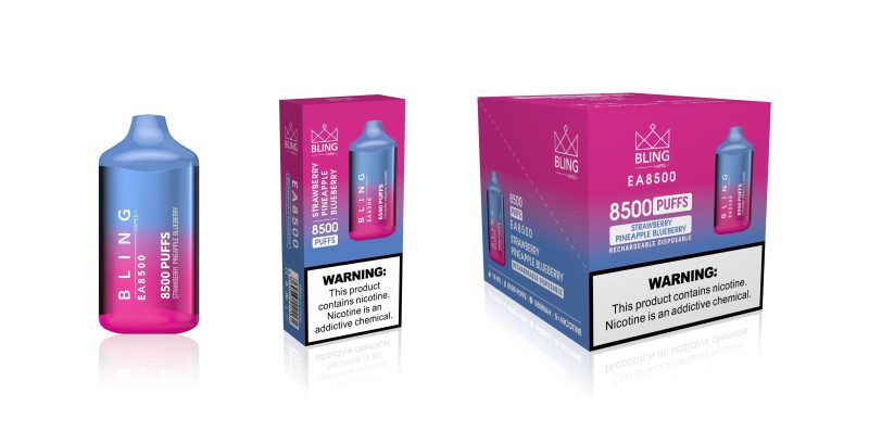 bling ea8500 disposable vape 8500 puffs 6 pack 9 turbo