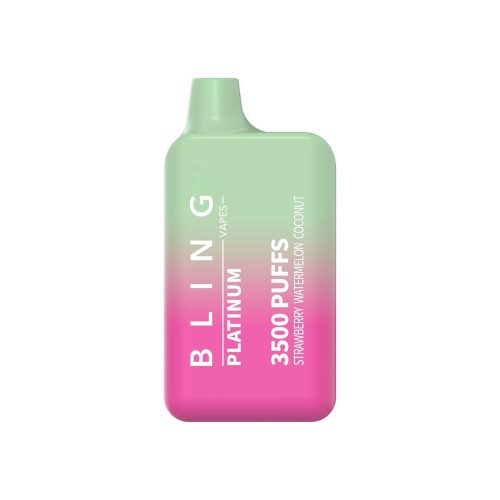 Bling Platinum Strawberry Watermelon Coconut Flavor - Disposable Vape