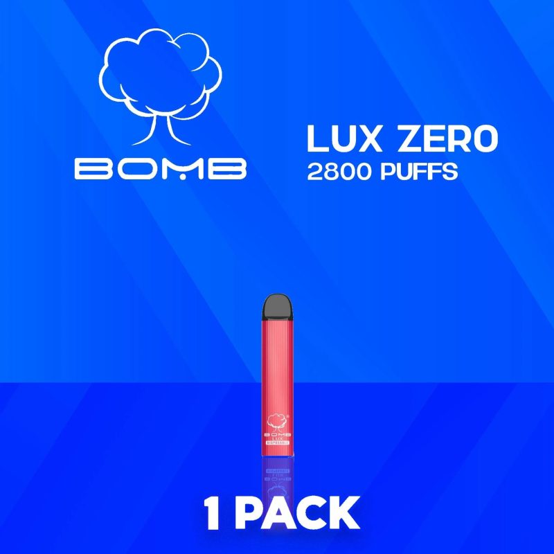 bomb lux zero flavor disposable vape 2