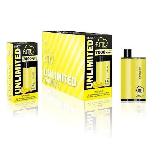 Fume Unlimited Banana Ice Flavor - Disposable Vape