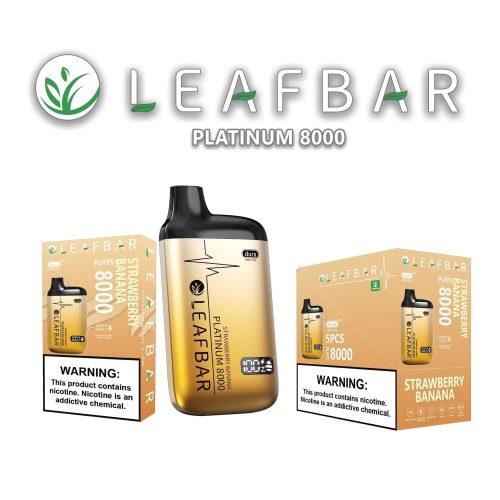 leaf bar platinum disposable vape 8000 puffs 3 pack 13 turbo