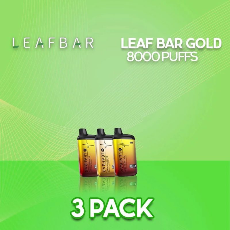 leaf bar platinum disposable vape 8000 puffs 3 pack 1 turbo 1