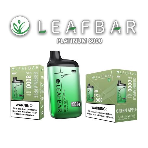 leaf bar platinum disposable vape 8000 puffs 3 pack 4 turbo 1