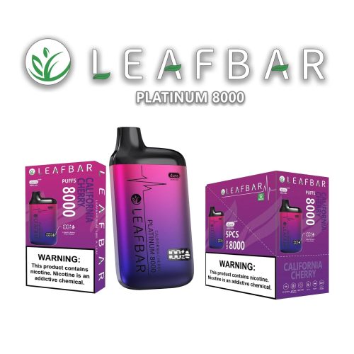 leaf bar platinum disposable vape 8000 puffs 3 pack 6 turbo 1