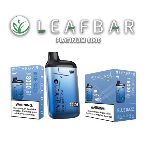 leaf bar platinum disposable vape 8000 puffs 3 pack 7 turbo 1