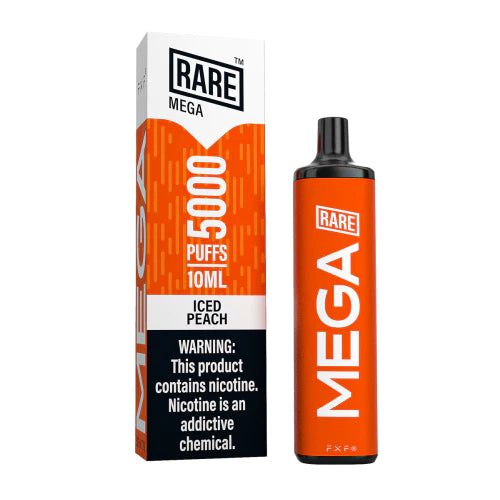 Rare Mega Iced Peach Flavor - Disposable Vape