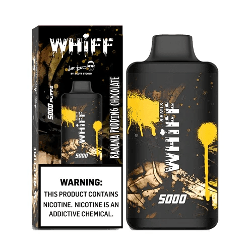 Whiff Remix Banana Pudding Chocolate Flavor - Disposable Vape